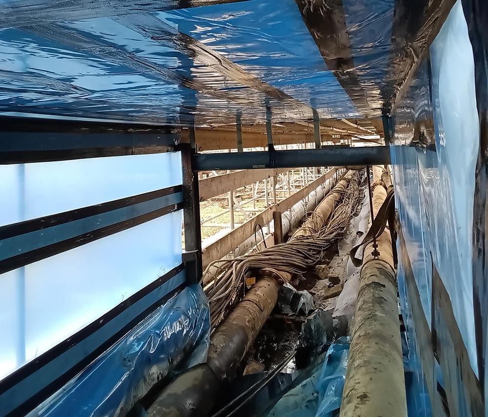 Inside Enclosure